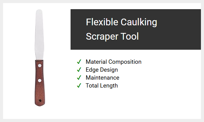 Flexible Caulking Scraper Tool