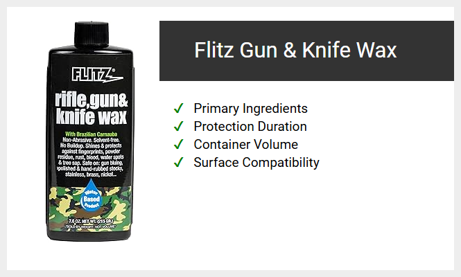 Flitz Gun & Knife Wax