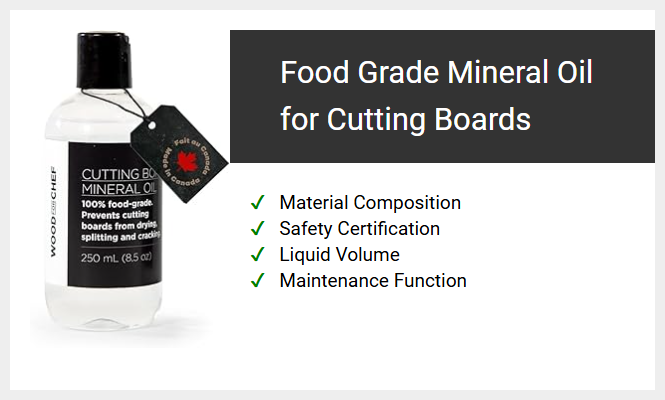 Food Grade Mineral Oil for Cutting Boards