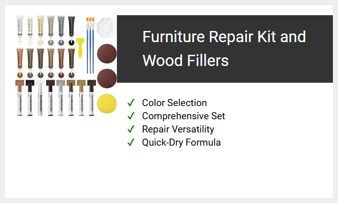 Furniture Repair Kit and Wood Fillers