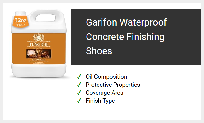 Garifon Waterproof Concrete Finishing Shoes