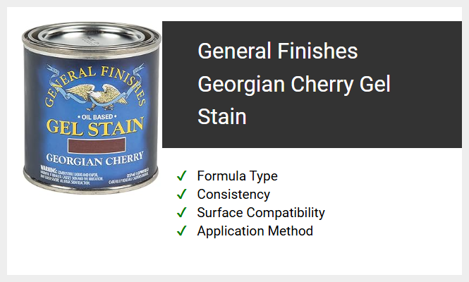 General Finishes Georgian Cherry Gel Stain