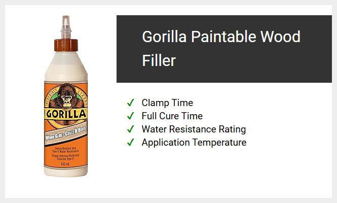 Gorilla Paintable Wood Filler