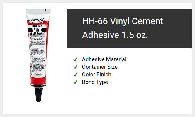 HH-66 Vinyl Cement Adhesive 1.5 oz.