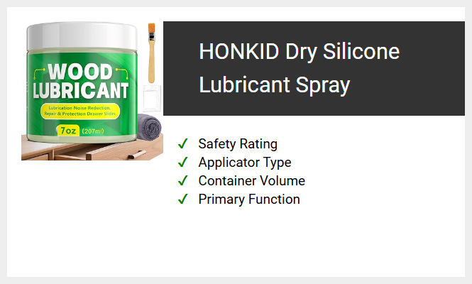 HONKID Dry Silicone Lubricant Spray