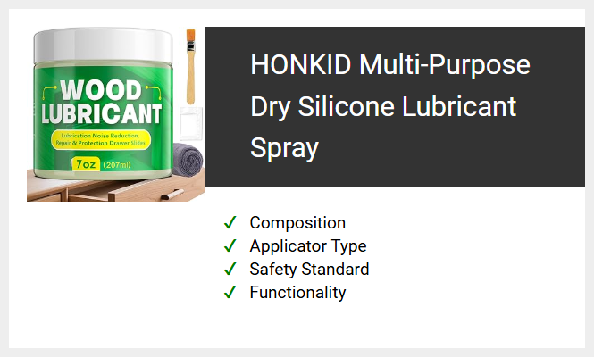 HONKID Multi-Purpose Dry Silicone Lubricant Spray