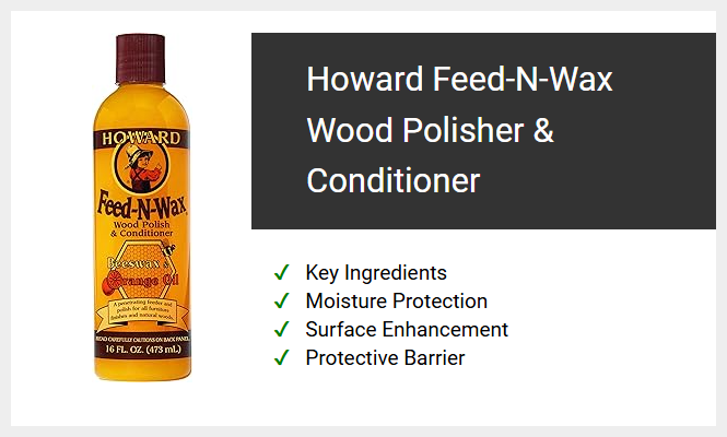 Howard Feed-N-Wax Wood Polisher & Conditioner