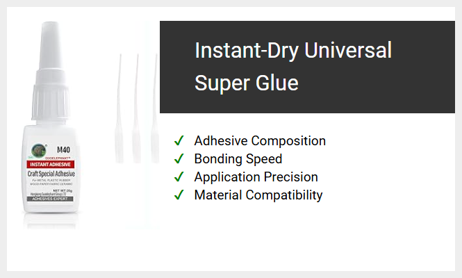 Instant-Dry Universal Super Glue