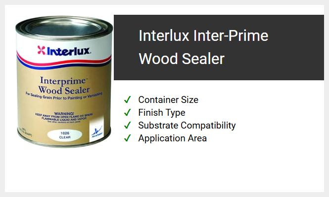 Interlux Inter-Prime Wood Sealer