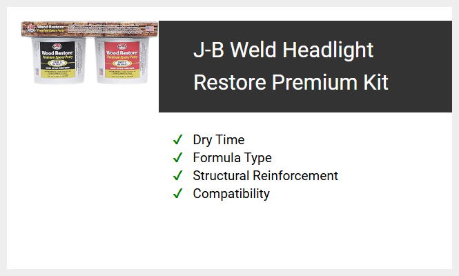 J-B Weld Headlight Restore Premium Kit