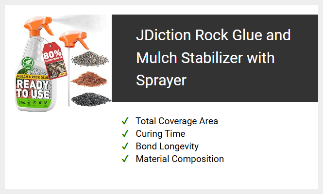 JDiction Rock Glue and Mulch Stabilizer with Sprayer