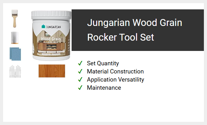 Jungarian Wood Grain Rocker Tool Set