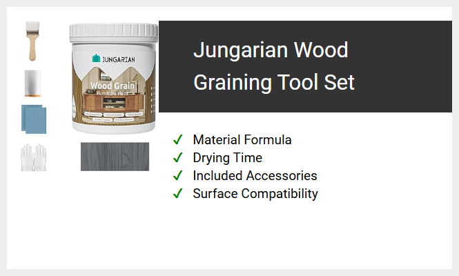 Jungarian Wood Graining Tool Set