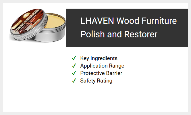 LHAVEN Wood Furniture Polish and Restorer