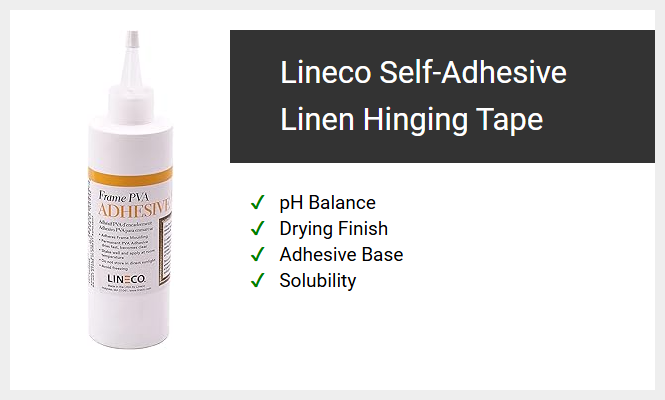 Lineco Self-Adhesive Linen Hinging Tape