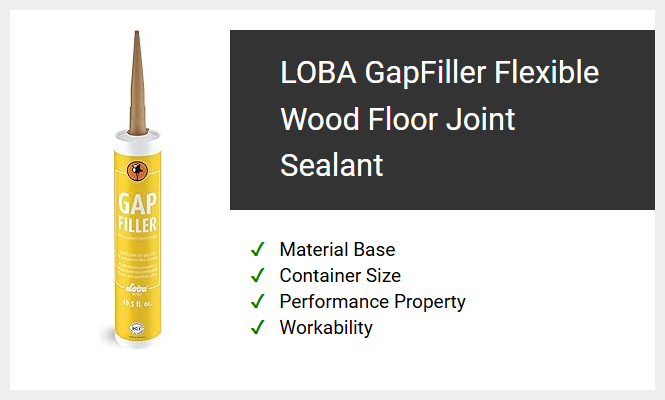 LOBA GapFiller Flexible Wood Floor Joint Sealant