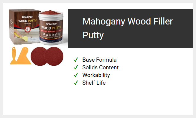Mahogany Wood Filler Putty