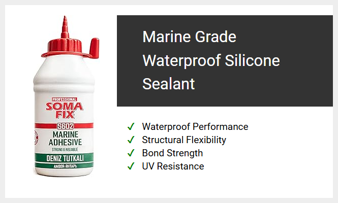 Marine Grade Waterproof Silicone Sealant