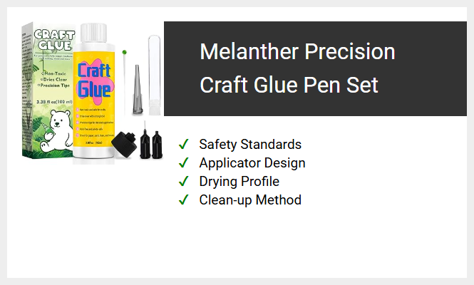 Melanther Precision Craft Glue Pen Set