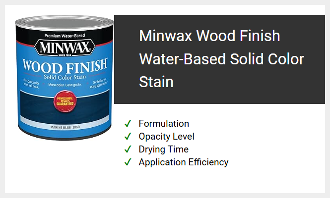 Minwax Wood Finish Water-Based Solid Color Stain