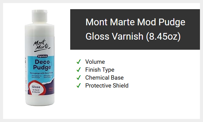 Mont Marte Mod Pudge Gloss Varnish (8.45oz)
