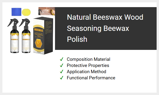 Natural Beeswax Wood Seasoning Beewax Polish