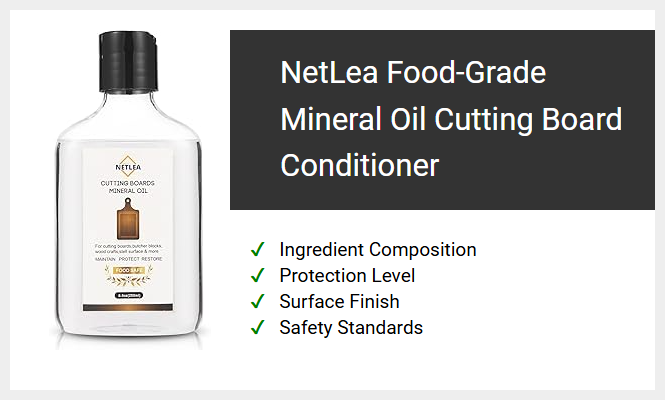 NetLea Food-Grade Mineral Oil Cutting Board Conditioner