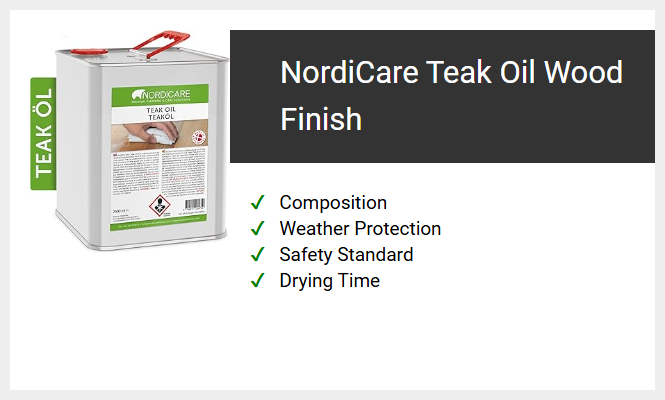 NordiCare Teak Oil Wood Finish