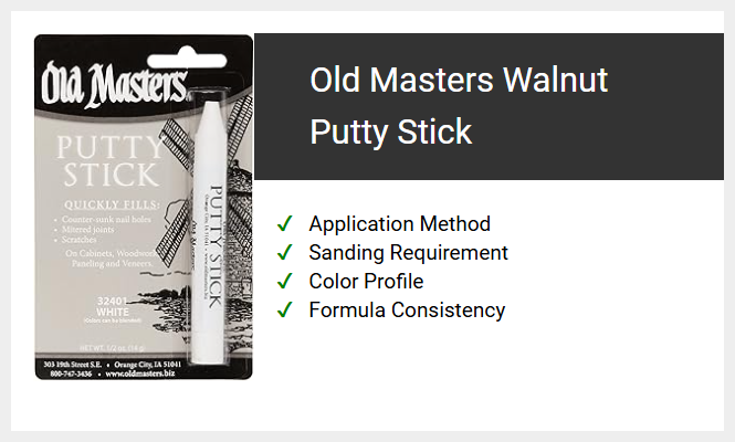 Old Masters Walnut Putty Stick