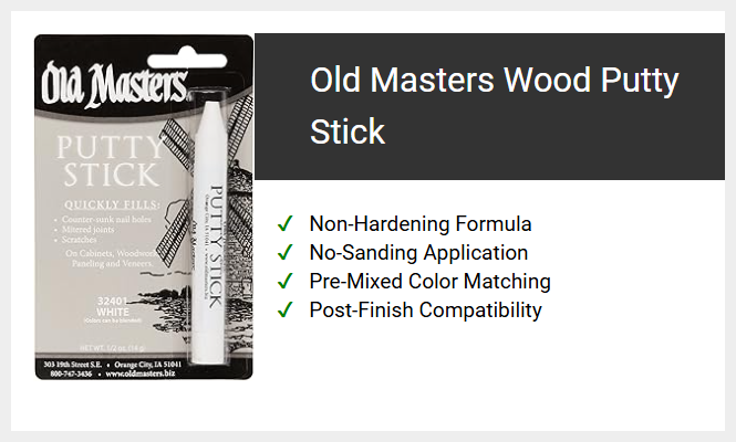 Old Masters Wood Putty Stick