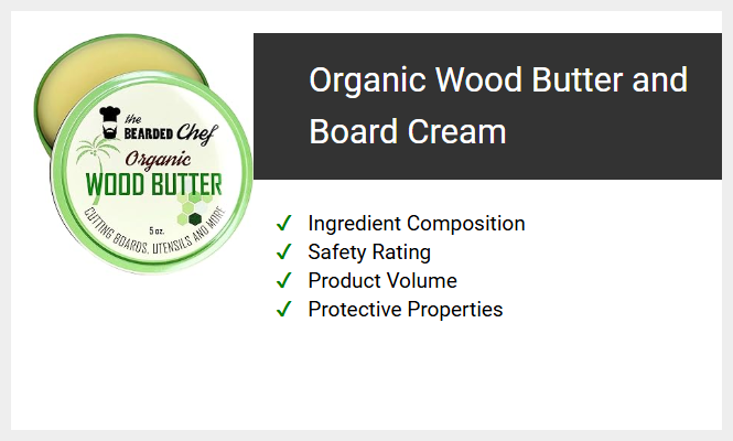 Organic Wood Butter and Board Cream
