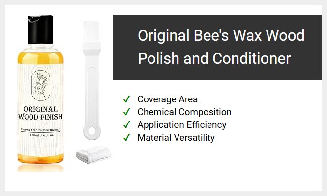 Original Bee's Wax Wood Polish and Conditioner