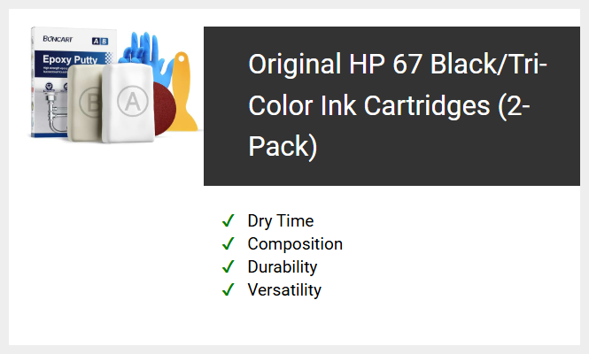 Original HP 67 Black/Tri-Color Ink Cartridges (2-Pack)
