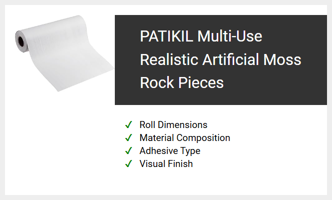 PATIKIL Multi-Use Realistic Artificial Moss Rock Pieces