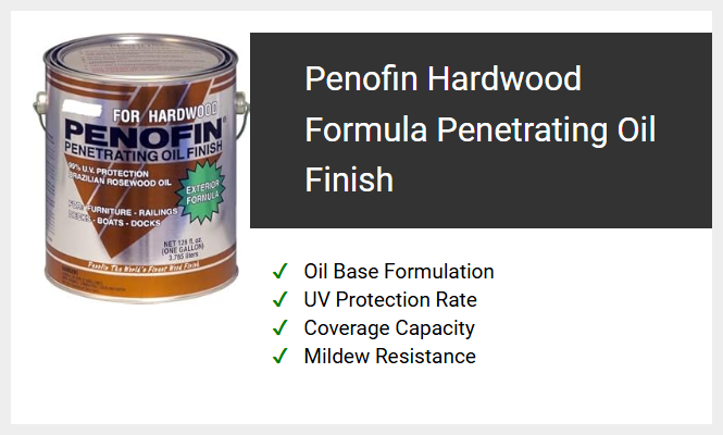 Penofin Hardwood Formula Penetrating Oil Finish