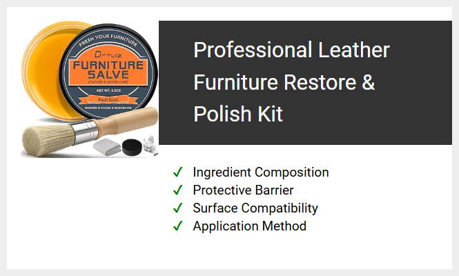 Professional Leather Furniture Restore & Polish Kit