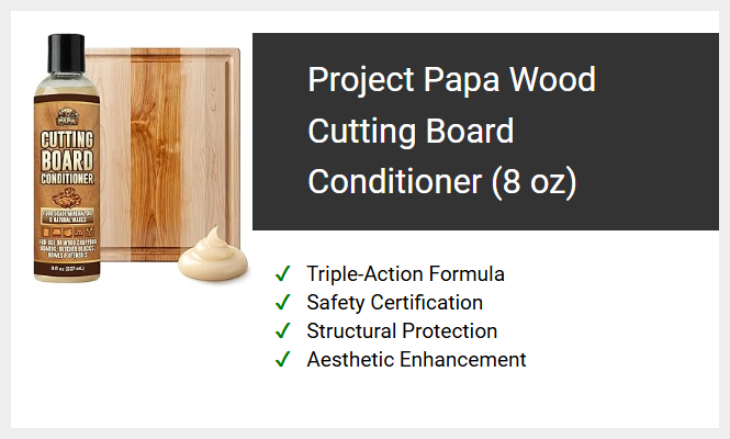 Project Papa Wood Cutting Board Conditioner (8 oz)