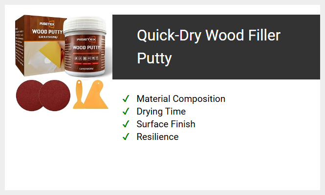Quick-Dry Wood Filler Putty