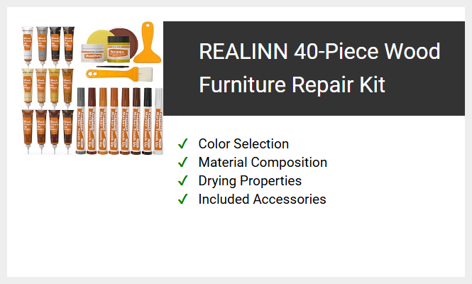 REALINN 40-Piece Wood Furniture Repair Kit