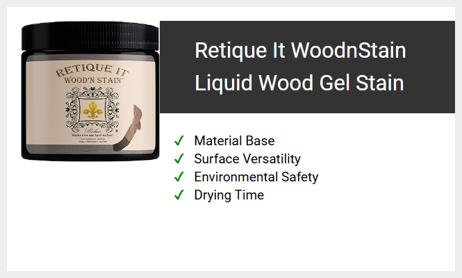 Retique It WoodnStain Liquid Wood Gel Stain
