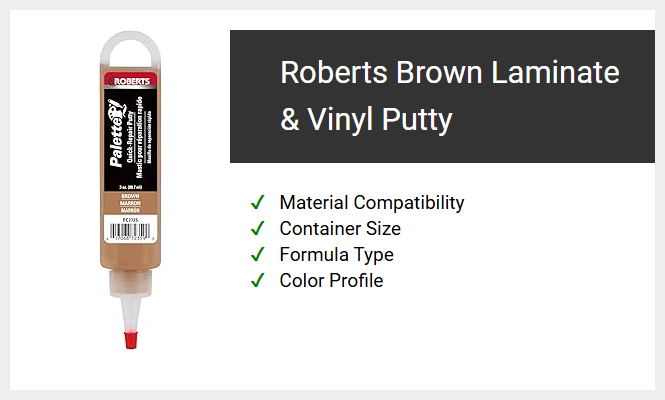 Roberts Brown Laminate & Vinyl Putty
