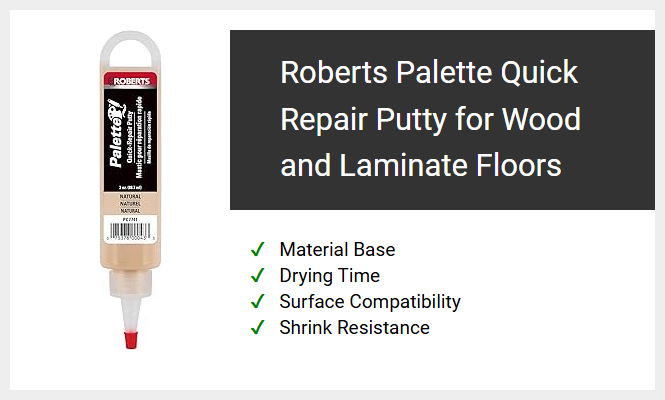 Roberts Palette Quick Repair Putty for Wood and Laminate Floors