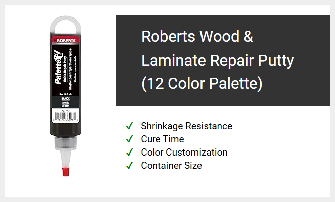 Roberts Wood & Laminate Repair Putty (12 Color Palette)