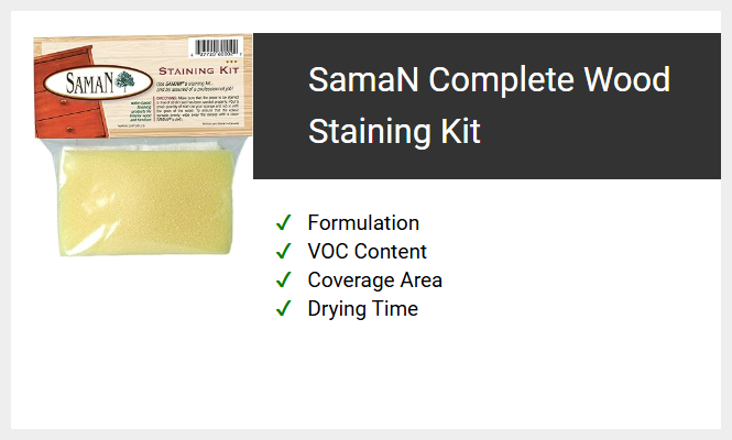 SamaN Complete Wood Staining Kit