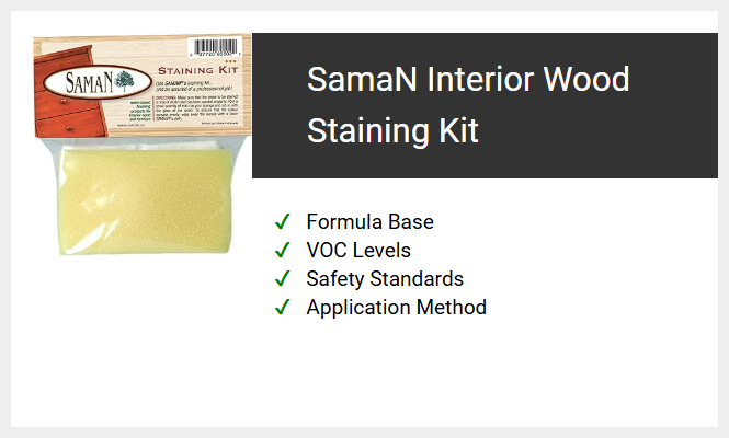 SamaN Interior Wood Staining Kit