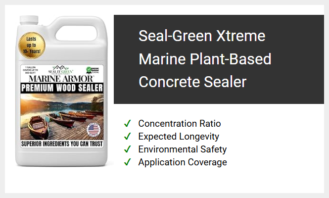 Seal-Green Xtreme Marine Plant-Based Concrete Sealer