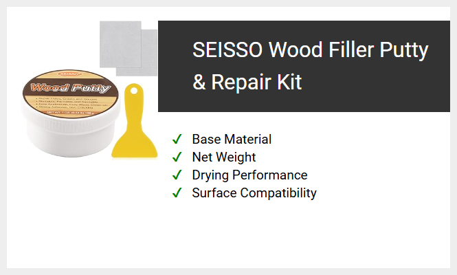 SEISSO Wood Filler Putty & Repair Kit