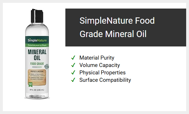 SimpleNature Food Grade Mineral Oil