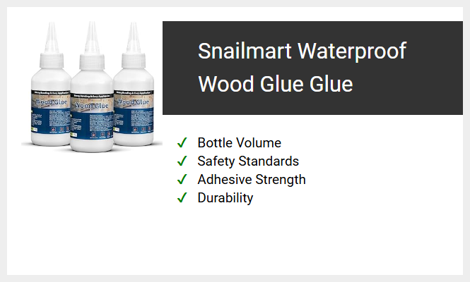 Snailmart Waterproof Wood Glue Glue