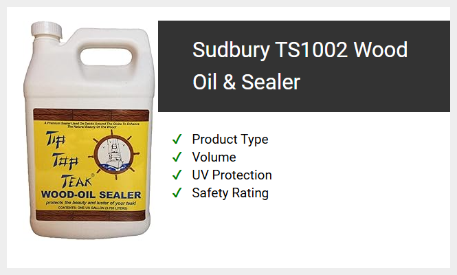 Sudbury TS1002 Wood Oil & Sealer